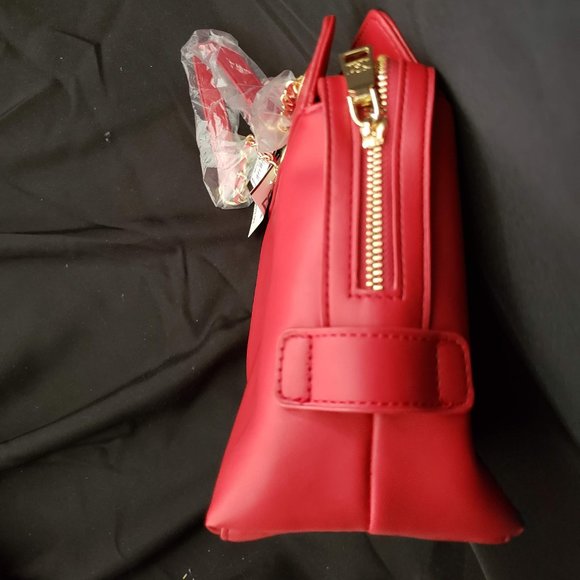 NWT - Badgley Mischka - Vegan Leather Red Purse Bag Tote - GREAT for Holidays! - Picture 9 of 14